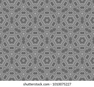Abstract background with geometric seamless ornament. Vector illustration.
