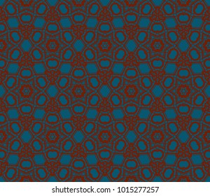 Abstract background with geometric seamless ornament. Vector illustration.