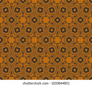 Abstract background with geometric seamless ornament. Vector illustration.