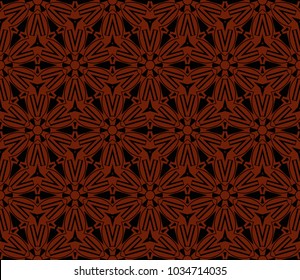Abstract background with geometric seamless ornament. Vector illustration.
