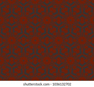 Abstract background with geometric seamless ornament. Vector illustration.