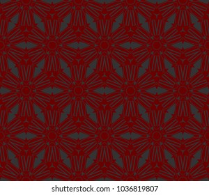 Abstract background with geometric seamless ornament. Vector illustration.