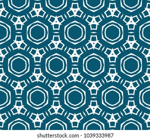Abstract background with geometric seamless ornament. Vector illustration.