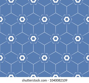 Abstract background with geometric seamless ornament. Vector illustration.