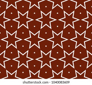 Abstract background with geometric seamless ornament. Vector illustration.