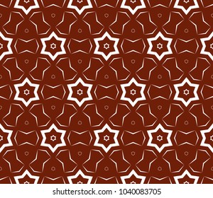 Abstract background with geometric seamless ornament. Vector illustration.
