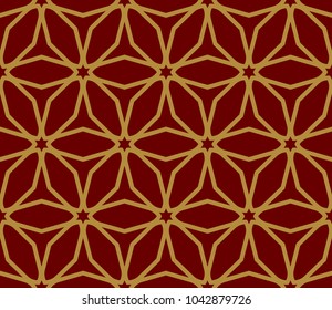 Abstract background with geometric seamless ornament. Vector illustration.