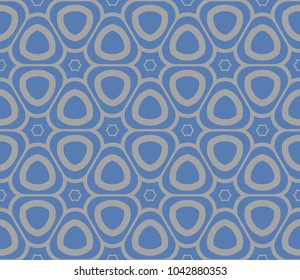 Abstract background with geometric seamless ornament. Vector illustration.
