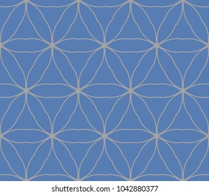Abstract background with geometric seamless ornament. Vector illustration.