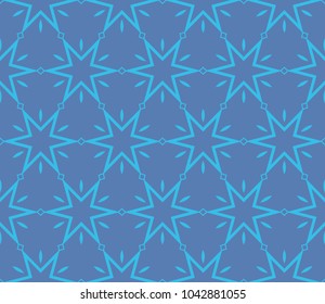 Abstract background with geometric seamless ornament. Vector illustration.