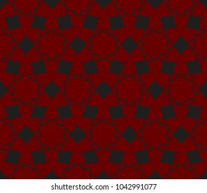 Abstract background with geometric seamless ornament. Vector illustration.