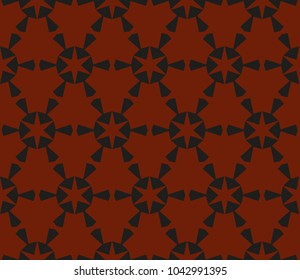 Abstract background with geometric seamless ornament. Vector illustration.