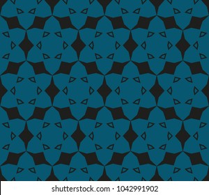 Abstract background with geometric seamless ornament. Vector illustration.
