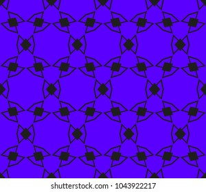 Abstract background with geometric seamless ornament. Vector illustration.