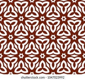 Abstract background with geometric seamless ornament. Vector illustration.