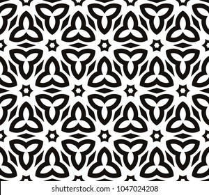 Abstract background with geometric seamless ornament. Vector illustration.
