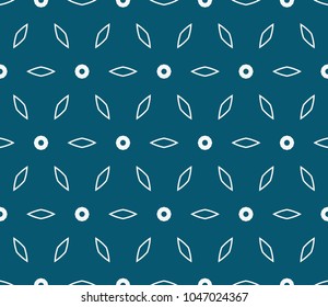 Abstract background with geometric seamless ornament. Vector illustration.