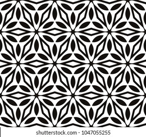 Abstract background with geometric seamless ornament. Vector illustration.