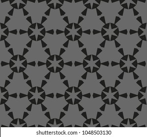 Abstract background with geometric seamless ornament. Vector illustration.