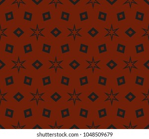 Abstract background with geometric seamless ornament. Vector illustration.