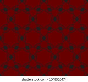 Abstract background with geometric seamless ornament. Vector illustration.