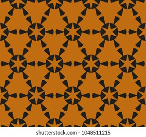 Abstract background with geometric seamless ornament. Vector illustration.
