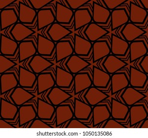 Abstract background with geometric seamless ornament. Vector illustration.