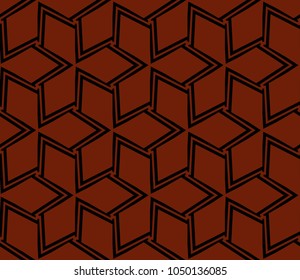 Abstract background with geometric seamless ornament. Vector illustration.