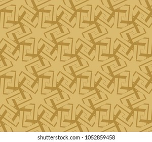 Abstract background with geometric seamless ornament. Vector illustration.