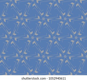 Abstract background with geometric seamless ornament. Vector illustration.