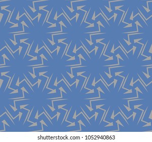 Abstract background with geometric seamless ornament. Vector illustration.
