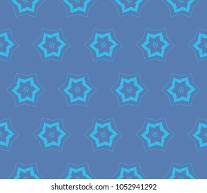 Abstract background with geometric seamless ornament. Vector illustration.