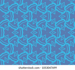 Abstract background with geometric seamless ornament. Vector illustration.