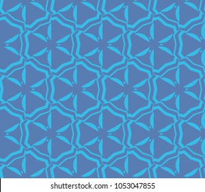 Abstract background with geometric seamless ornament. Vector illustration.