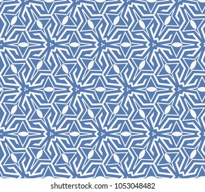 Abstract background with geometric seamless ornament. Vector illustration.