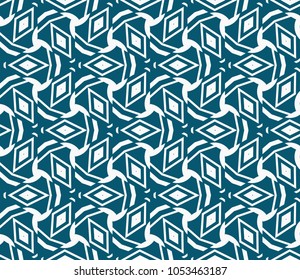 Abstract background with geometric seamless ornament. Vector illustration.