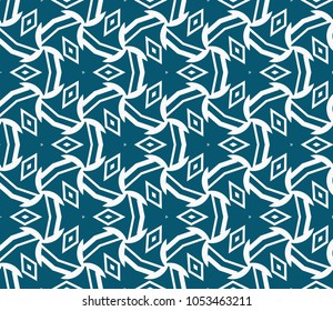 Abstract background with geometric seamless ornament. Vector illustration.