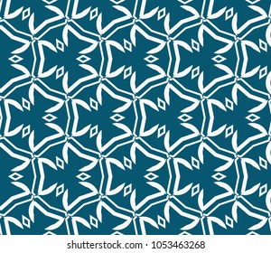Abstract background with geometric seamless ornament. Vector illustration.