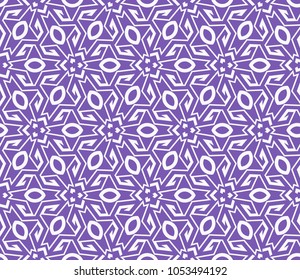 Abstract background with geometric seamless ornament. Vector illustration.