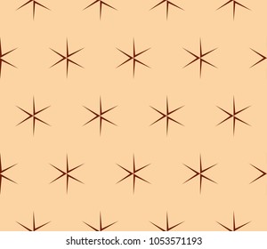 Abstract background with geometric seamless ornament. Vector illustration.