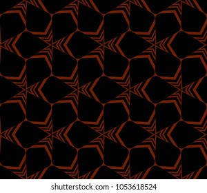 Abstract background with geometric seamless ornament. Vector illustration.