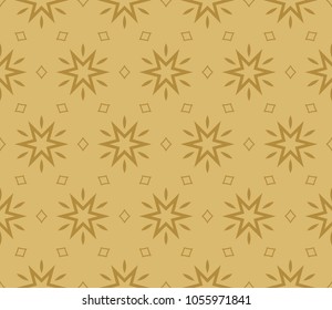 Abstract background with geometric seamless ornament. Vector illustration.