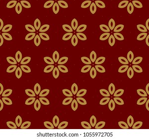 Abstract background with geometric seamless ornament. Vector illustration.