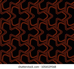 Abstract background with geometric seamless ornament. Vector illustration.