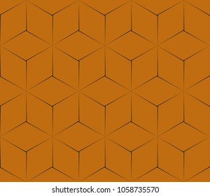 Abstract background with geometric seamless ornament. Vector illustration.