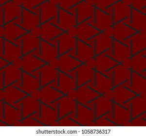 Abstract background with geometric seamless ornament. Vector illustration.