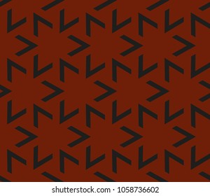 Abstract background with geometric seamless ornament. Vector illustration.
