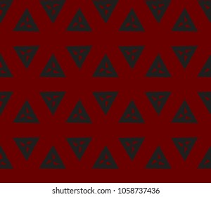 Abstract background with geometric seamless ornament. Vector illustration.