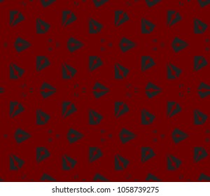 Abstract background with geometric seamless ornament. Vector illustration.