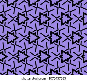Abstract background with geometric seamless ornament. Vector illustration.